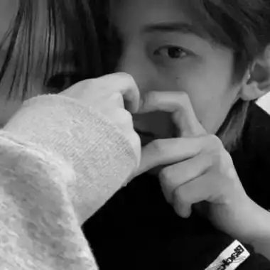 情头情侣双人头像两张黑白高清好看