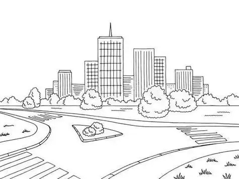 城市建筑风景儿童简笔画教程简单几何图形画-母婴亲子-搜狐