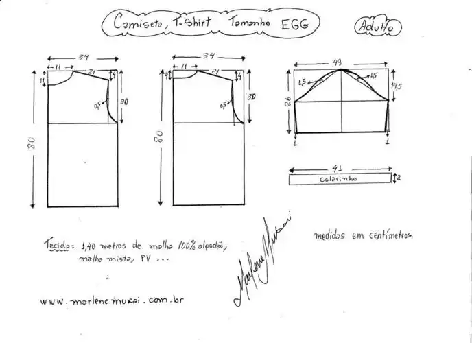 夏日必备短袖t恤的图纸整理