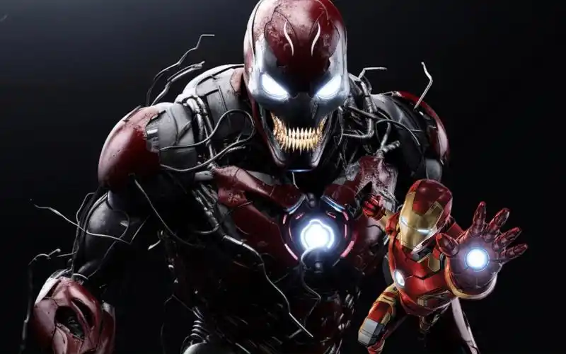 漫威英雄变装:绿巨人浩克,钢铁侠,超人变异成毒液,胆小勿入!