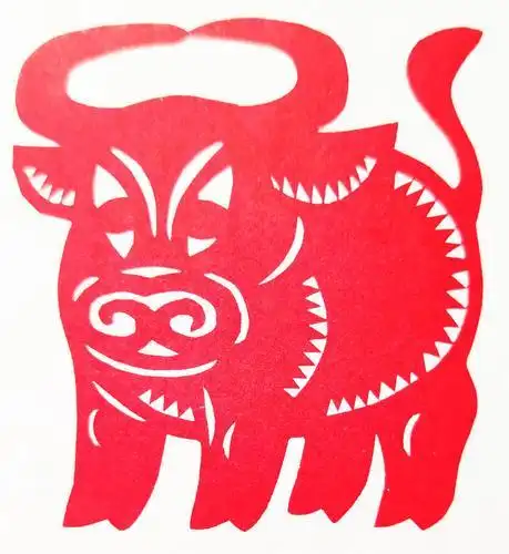 十二生肖的剪纸的牛怎么剪