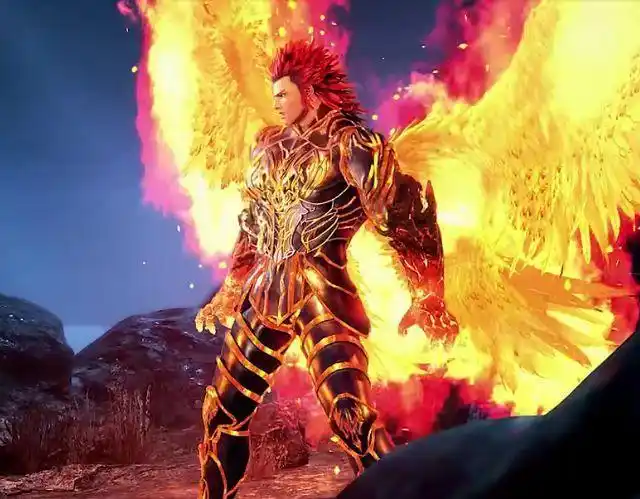 可以和"不死鸟"融合,使用元始界神力,而"天"的儿子十刑,也是和"不死鸟