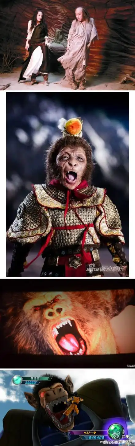 为什么西游降魔篇里的孙悟空最后变成猩猩