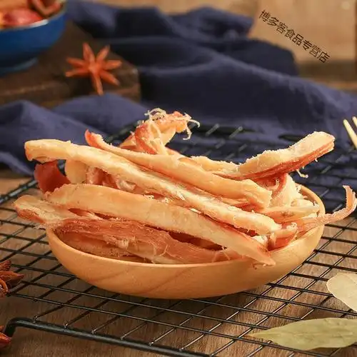 手撕鱿鱼条炭烤鱿鱼丝零食即食500g一斤大包批发价10斤一整箱30g
