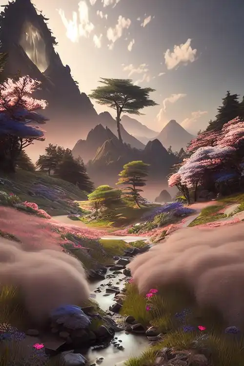 梦幻森林是一片美丽而神秘的地方,散发着浓浓的自然香气.