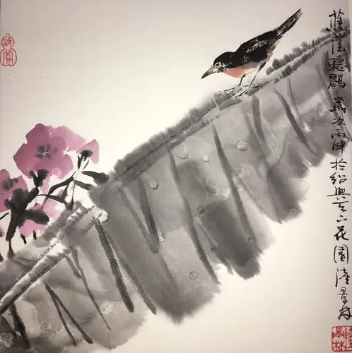浙派名家|陆景林花鸟小品欣赏