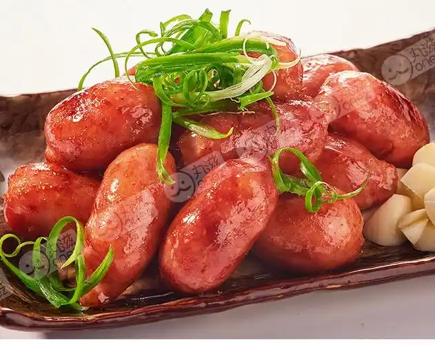 丸滋一口肠纯猪肉迷你小香肠子弹香肠热狗肠不掺淀粉500g台湾小吃_不