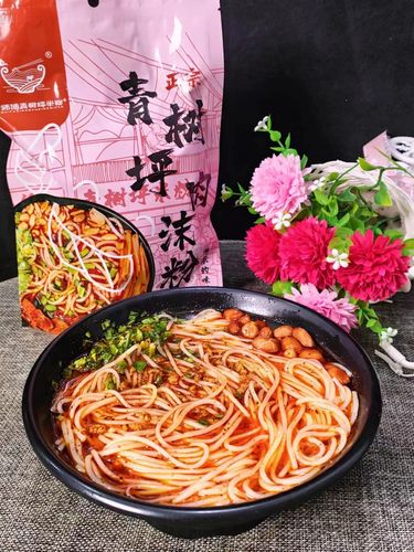 谢师傅青树坪米粉湖南特产1包冲泡肉沫粉速食香辣红汤粉袋装