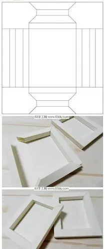 用卡纸手工制作汽车相框的教程 简单又可爱!