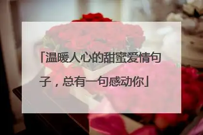 就是内心的感受,爱情的叙述,文字积淀的情感!