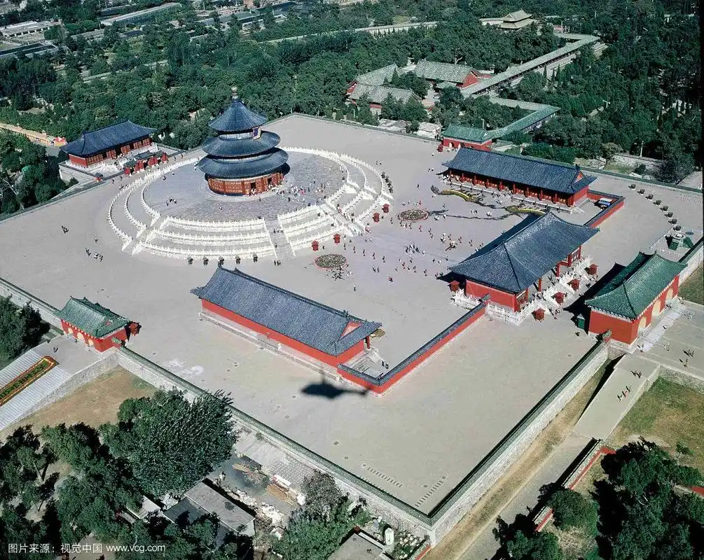 俯瞰北京天坛