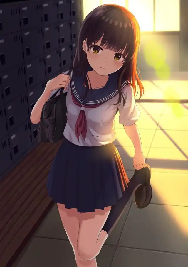一组超高颜值的动漫美图合集,喜欢女神的漫友不能错过.可爱校园风