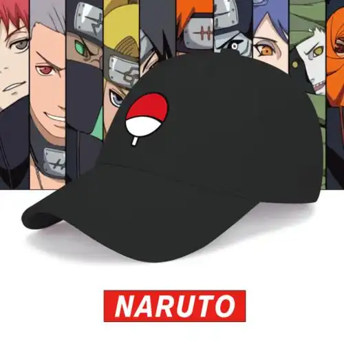 火影忍者晓组织动漫周边二次元定制学生男女棒球帽鸭舌帽遮阳帽子