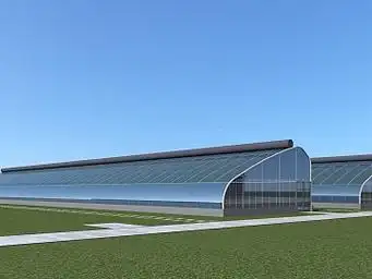 现代温室大棚3d模型下载