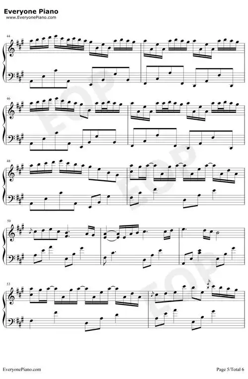 你的心河钢琴谱李闰珉怀旧十周年版