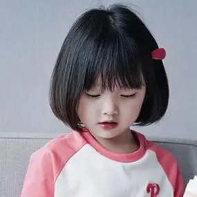 儿童假发女bobo内扣短发女童宝宝头饰造型空气刘海仿真发头套现货