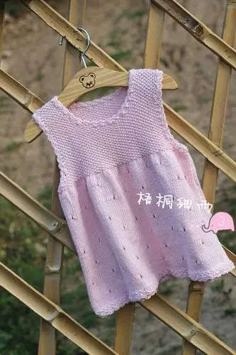 【转载】2015~~~粉色宝宝公主裙(带视频)_编织博客