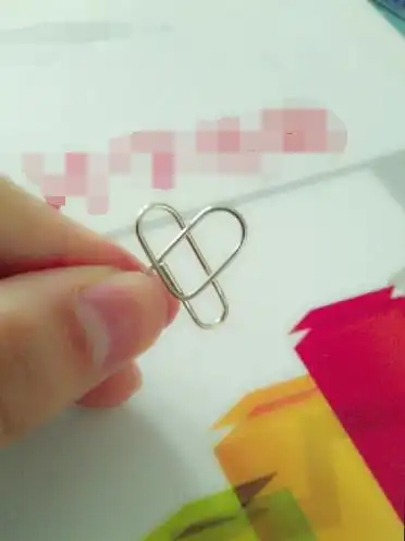 心形曲别针,曲别针创意手工