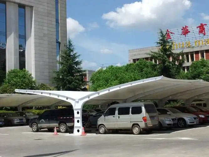 汽车停车棚双排|电动车停车棚,汽车棚,景观棚,推拉
