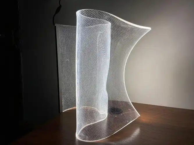 华跃11年专注非标定制图案尺寸厚度亚克力pmma激光导光板