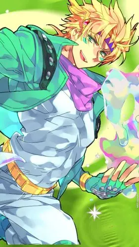 jojo的奇妙冒险波纹气功西撒·安德里欧·齐贝林手机壁纸图片(4)