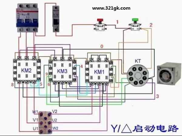 三相异步电动机三角形启动和星型启动_自动化网-工控人家园官网
