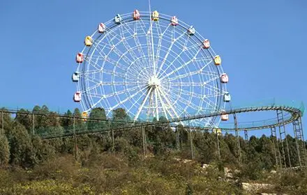 新乡五龙山响水河游乐园 响水河水上乐园