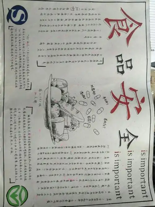 食品安全手抄报 3月3