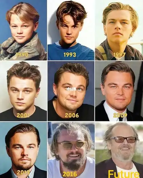 leonardodicaprio小李子的颜值编年史
