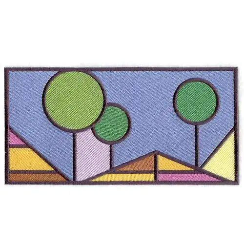 绣花 几何 圆形 三角形 免费素材