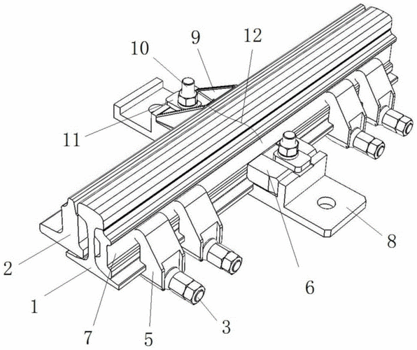 钢轨伸缩调节器基本轨折断应急加固装置的制作方法