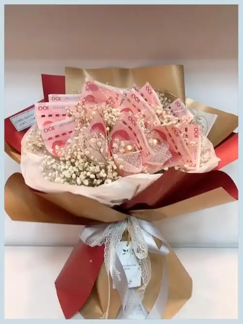 100%回头率花束 ～【人民币花束】