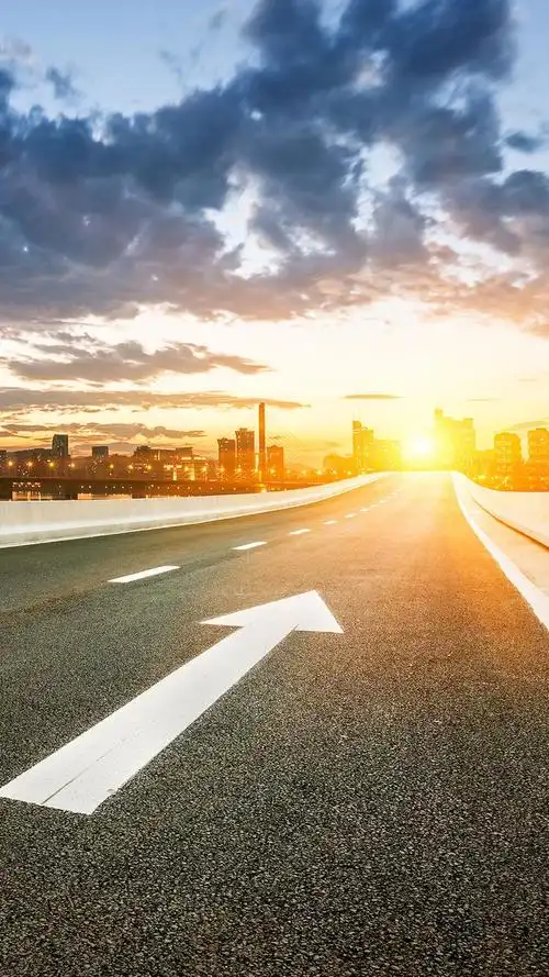 城市道路阳光背景高清摄影风景背景