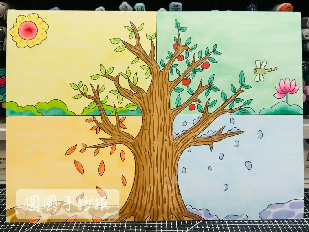 四季对动植物的影响的手抄报 - 抖音