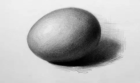 素描静物之鸡蛋褶皱怎麼畵