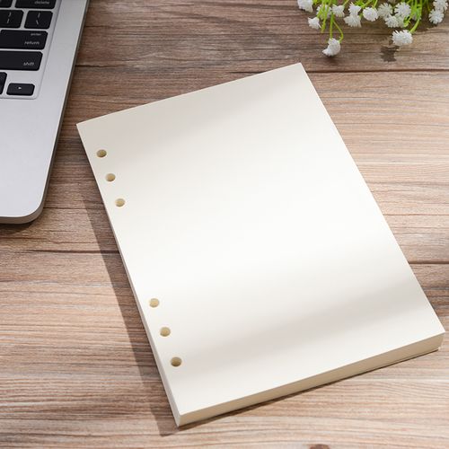 笔记本内页本内活页牛皮纸白手空白a6线圈可替换笔记本