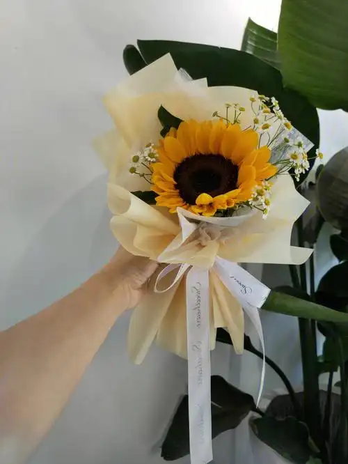 向日葵单支花束
