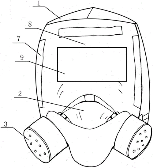 一种消防逃生面具