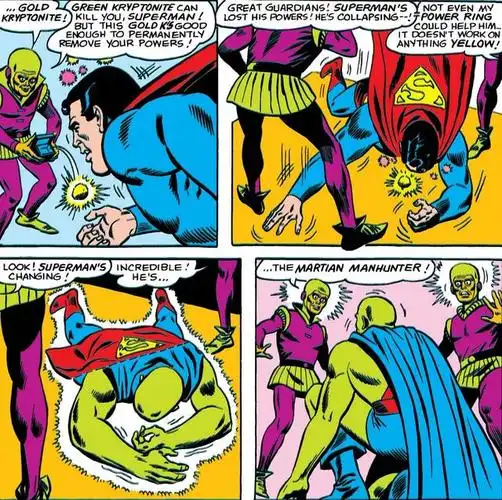 金色氪石竟然能永久性地剥夺超人的能力:dc氪石全科普(二)