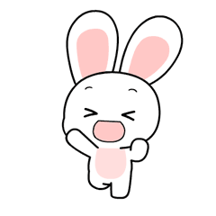 小白兔gif奔跑gif可爱gif白色gif