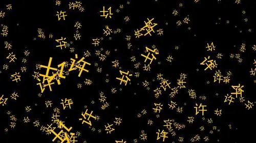 百家姓-许氏家族谱视频素材