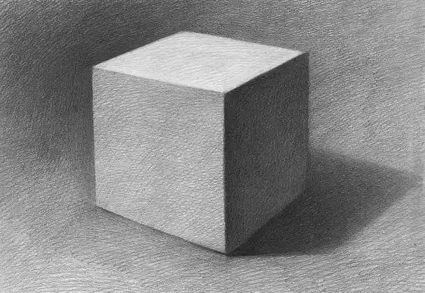 单个石膏几何体素描步骤图解法(石膏几何体素描作品欣赏)(3)