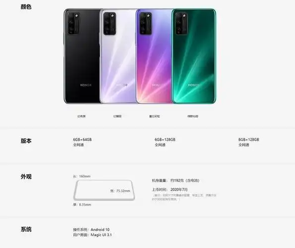 90hz高刷新屏5g新机1699元起荣耀30青春版发布