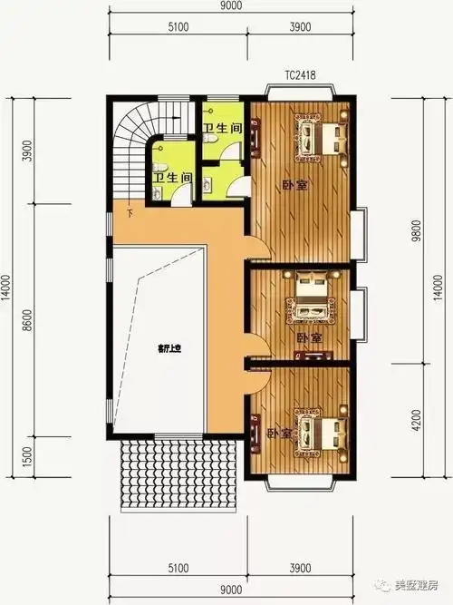 谁说小开间就不能建出大房子?小开间设计出来一样很好看!