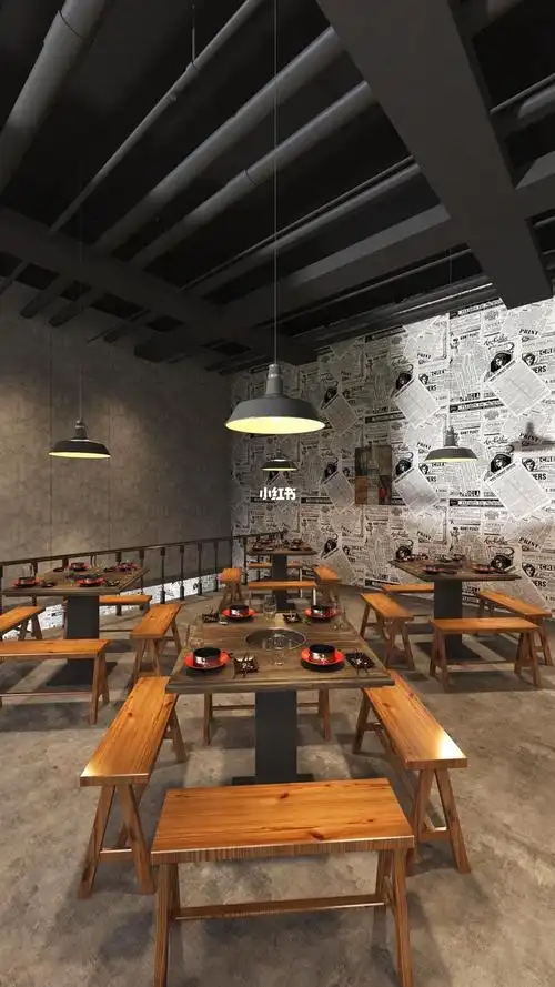 火锅店装修效果图设计方案
