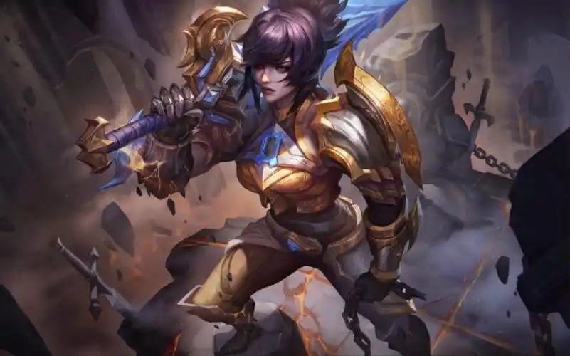 英雄联盟冠军之刃凯旋圣装锐雯试玩