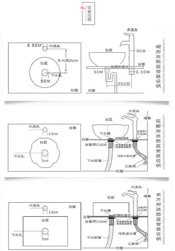 赵宋 中欧式地中海仿古圆形台中盆陶瓷台上盆台下艺术盆洗手盆