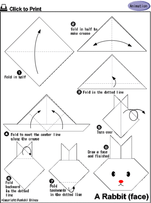 高分跪求手绢或者毛巾叠兔子的方法?