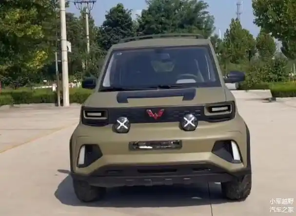 这款小皮卡基于五菱宏光miniev打造,保留了miniev的小巧可爱外观,但在
