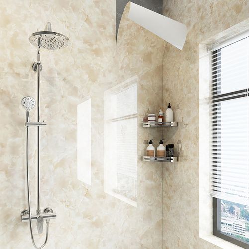 卫生间贴纸防水墙贴纸洗澡间浴室墙壁墙面壁纸厕所墙纸自粘防潮